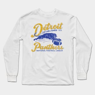 Detroit Panthers Football Long Sleeve T-Shirt